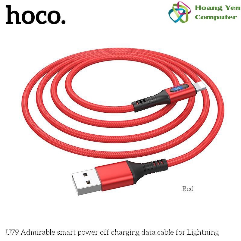 Cáp Sạc Nhanh LIGHTNING Hoco U79 Cho IPhone Dây Dù Dài 1.2M - BH 6 Tháng 1 đổi 1 (MÀU SẮC NGẪU NHIÊN)