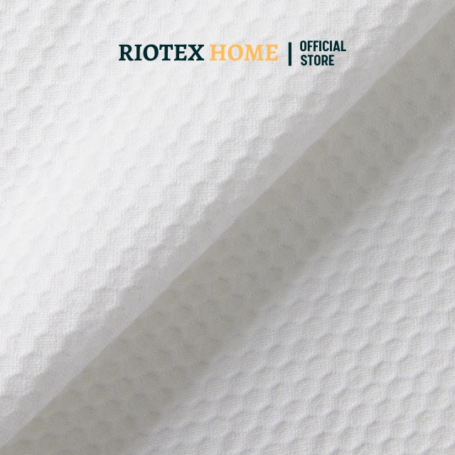 Áo choàng tắm khách sạn RIOTEX HOME vải tổ ong 100% cotton mềm mại, thấm hút tốt