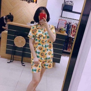 Pizama hoa hướng dương