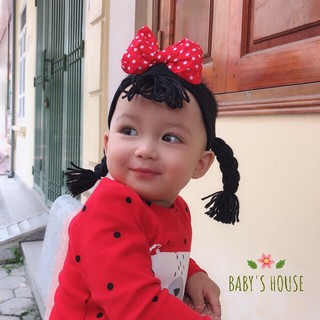 Băng đô tóc giả siêu cute cho bé