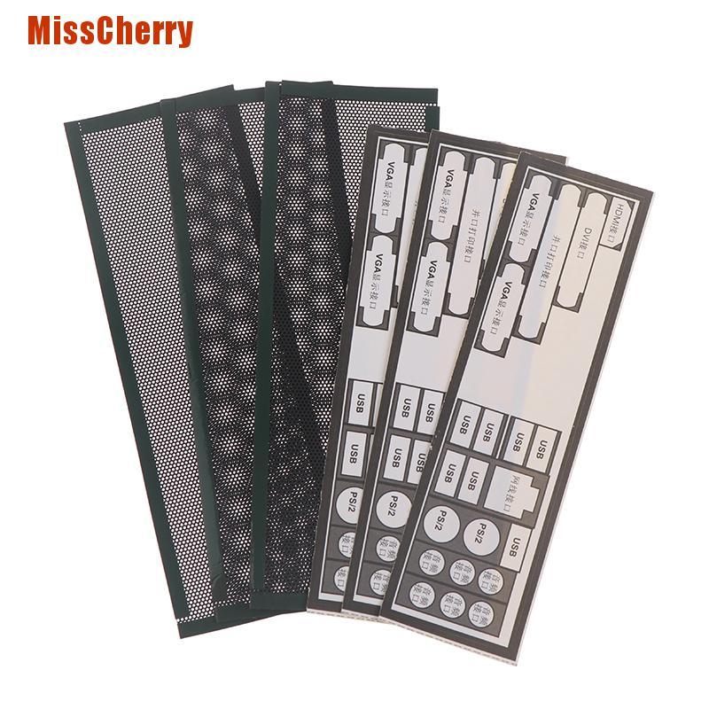 Set 3 Tấm Lọc Bụi Bằng Pvc Gắn Lưng Máy Tính Tiện Dụng Diy | BigBuy360 - bigbuy360.vn