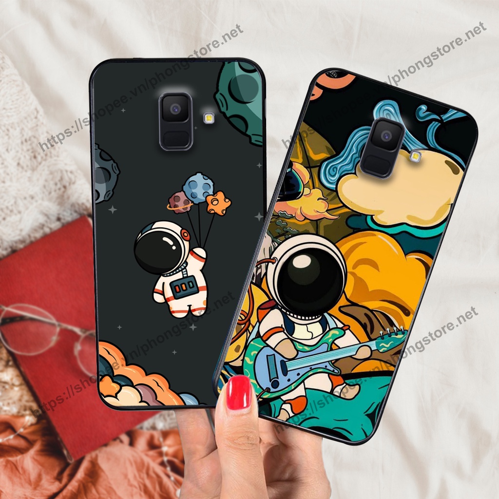Ốp lưng Samsung A6 2018 / A6 Plus / A6+ vũ trụ phi hành gia cực hot siêu cute-rẻ-bền