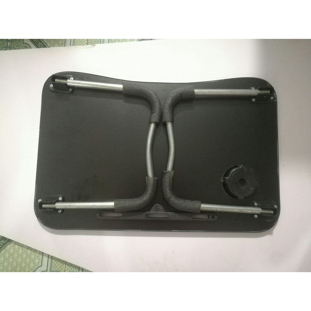 [FREESHIP 50K] BÀN HỌC GẤP GỌN CÓ KHE CẮM IPAD + KHAY ĐỰNG CỐC | BigBuy360 - bigbuy360.vn