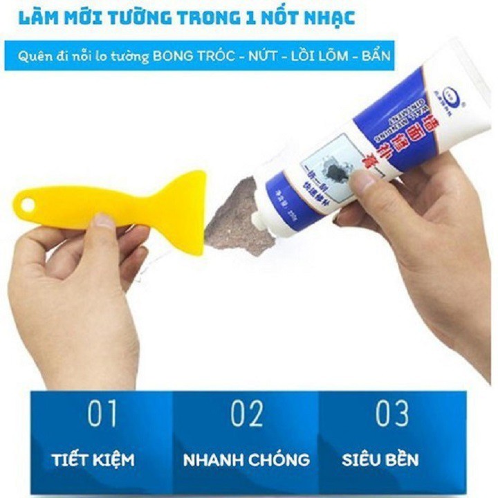 Keo Vá Vết Nứt Tường Nhà Cao Cấp Chống Nước Chống Mốc