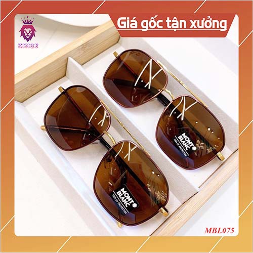 [Giá Ưu Đãi] Kính Mắt Hạng Sang Cao Cấp MOONTBLANC - Gọng Viền Vàng - Tròng Polarized Chống Chói -...