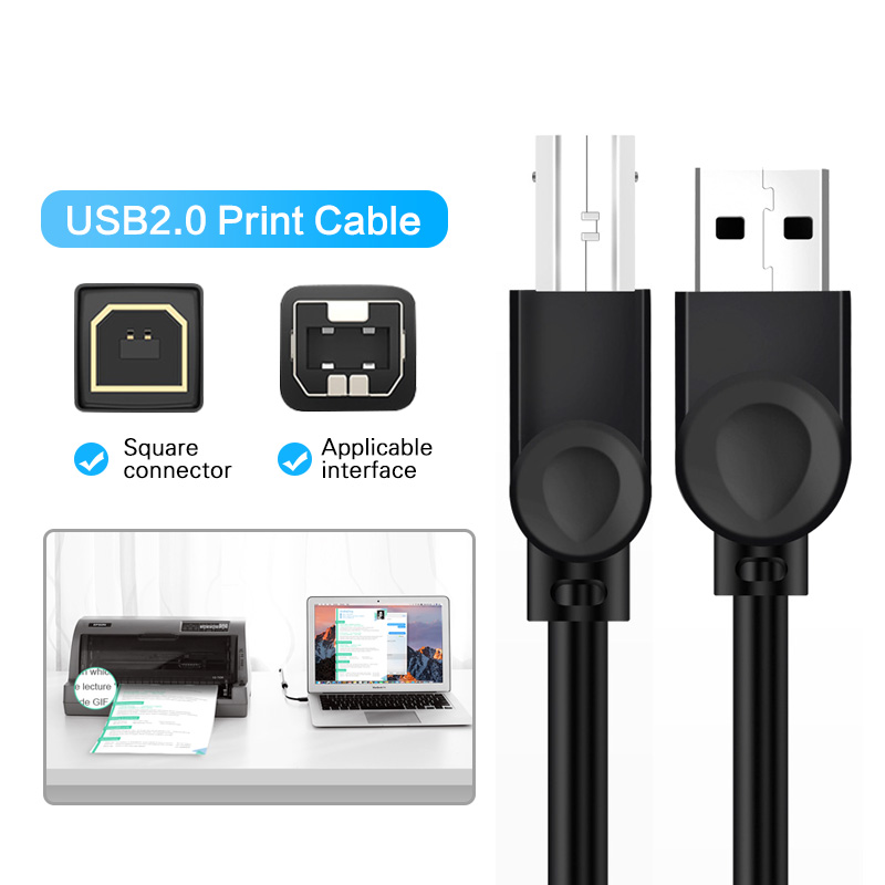 Ankndo Dây Cáp Usb 2.0 Cho Máy In  dài từ 1/3M