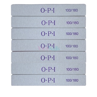 Dũa Móng Tay Móng Bột OPI Loại Dày Lõi Hồng Nhám 100/180, Dũa Kiểu Vuông Jumbo