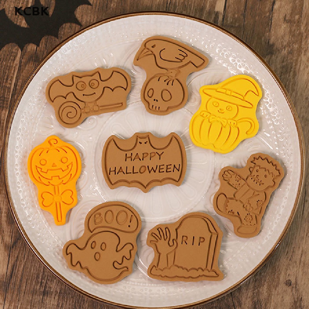 Bộ 8 Khuôn Cắt Bánh Quy Chủ Đề Halloween