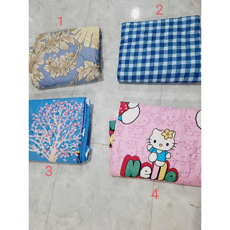 Mền cotton poly chần bông hè 1m6×2m