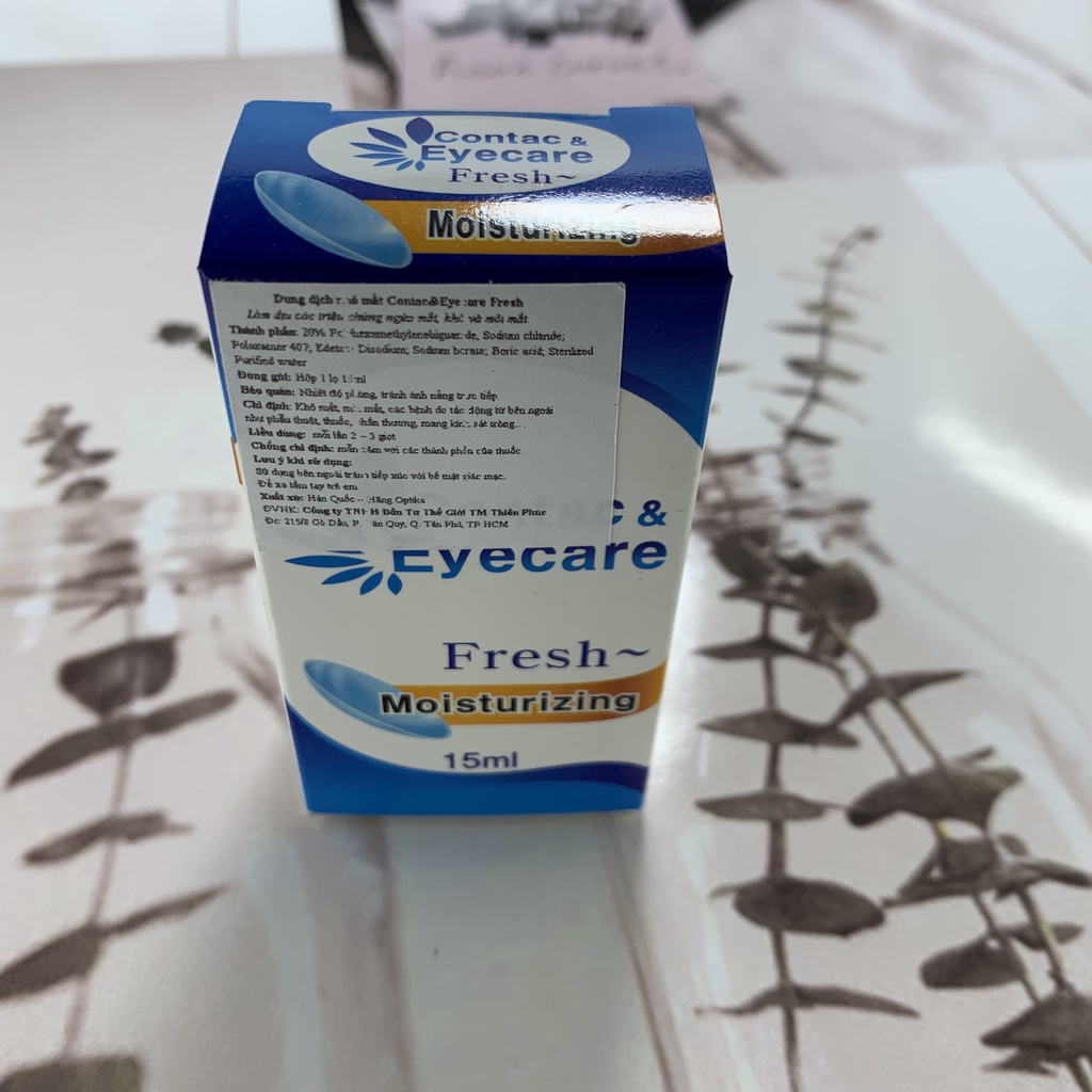 Dung dịch nhỏ mắt lens Contact eyecare