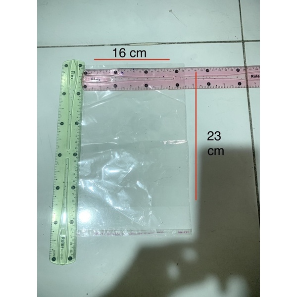 1/2kg túi opp dán miệng size  9 -&gt; 16