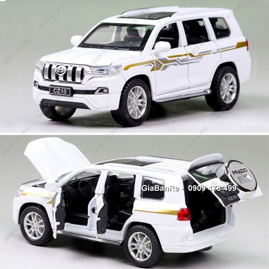 Xe Mô Hình Kim Loại Toyota Land Cruiser Prado Tỉ Lệ 1:32 - New - 9876