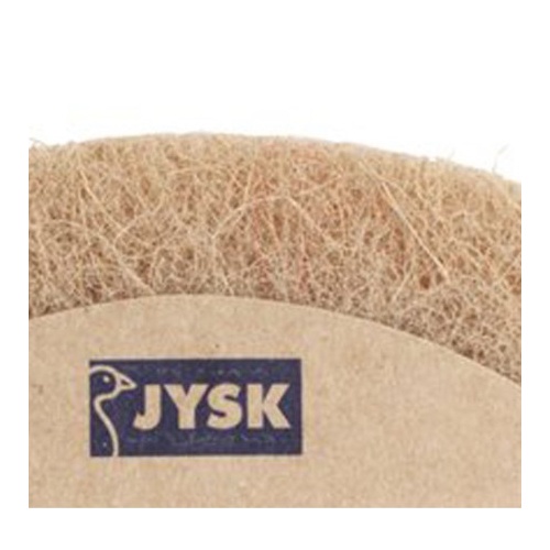Bộ 2 chiếc xơ rửa chén bát | JYSK Krilles | sợi sisal/ nhựa màu tự nhiên | R7xD11cm
