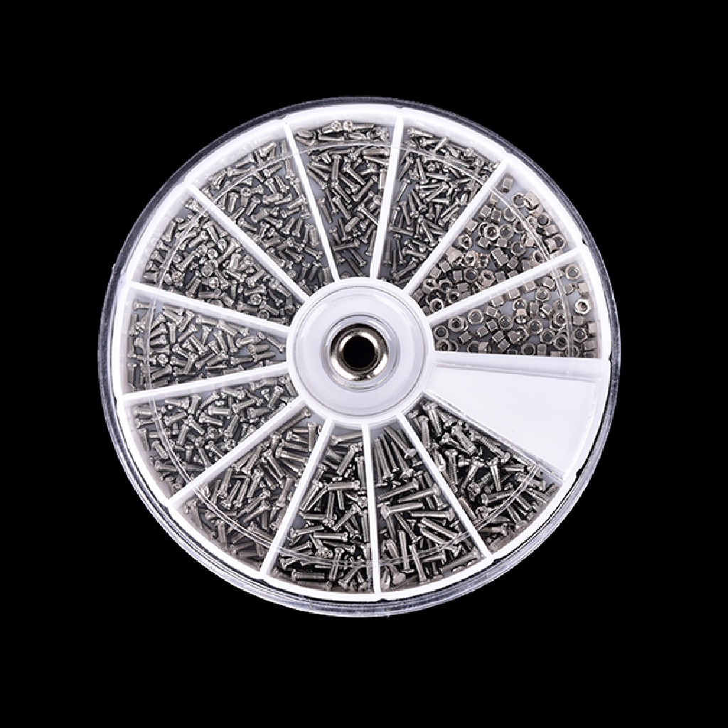technicolor 600pcs Assorted Fasteners Screws For Watch Eyeglasses Watchmaker Repair Tool new TYG