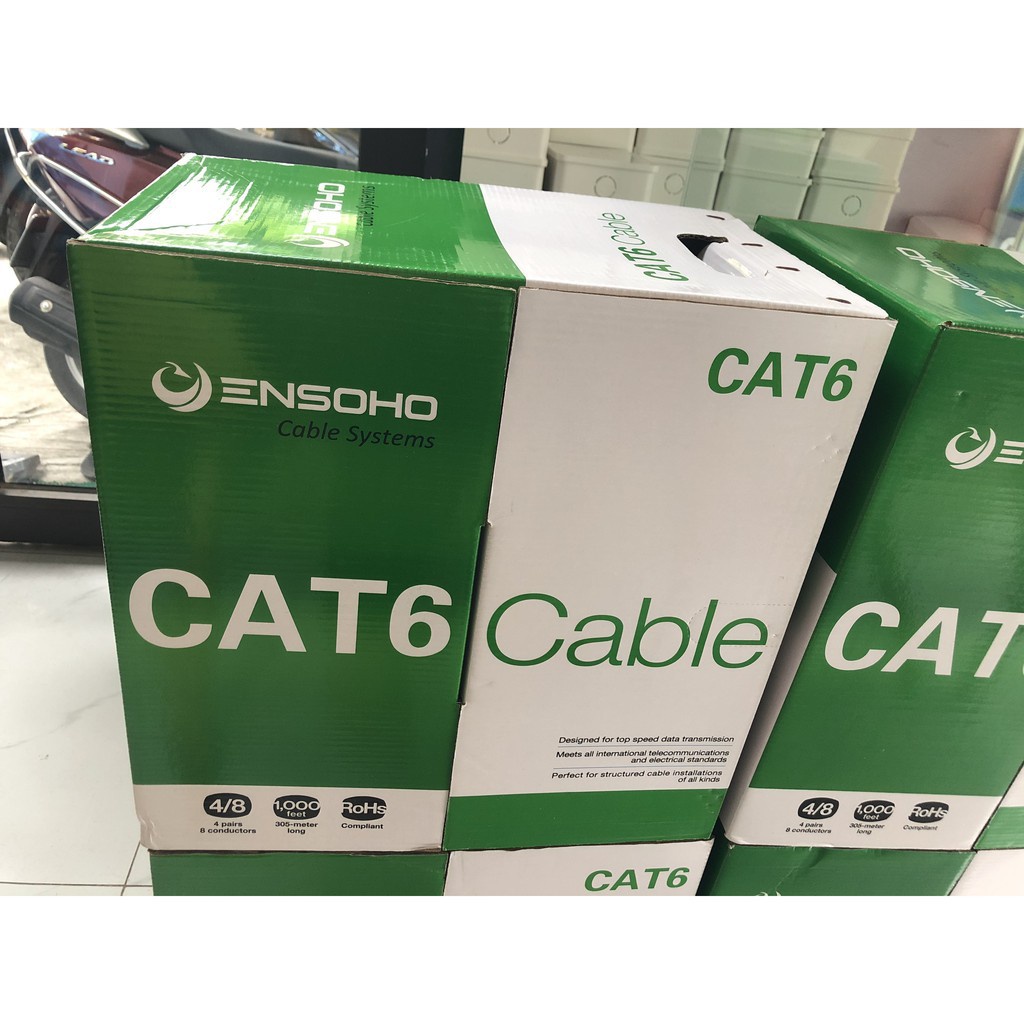 Dây cáp mạng CAT6 Cuộn 305 Mét