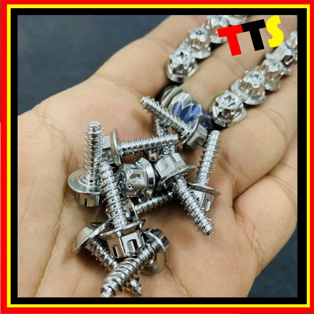 ( GIÁ 1 CON )   ỐC 5LY CHÂN XOẮN KIỂU SALAYA SÁNG BÓNG THEO THỜI GIAN