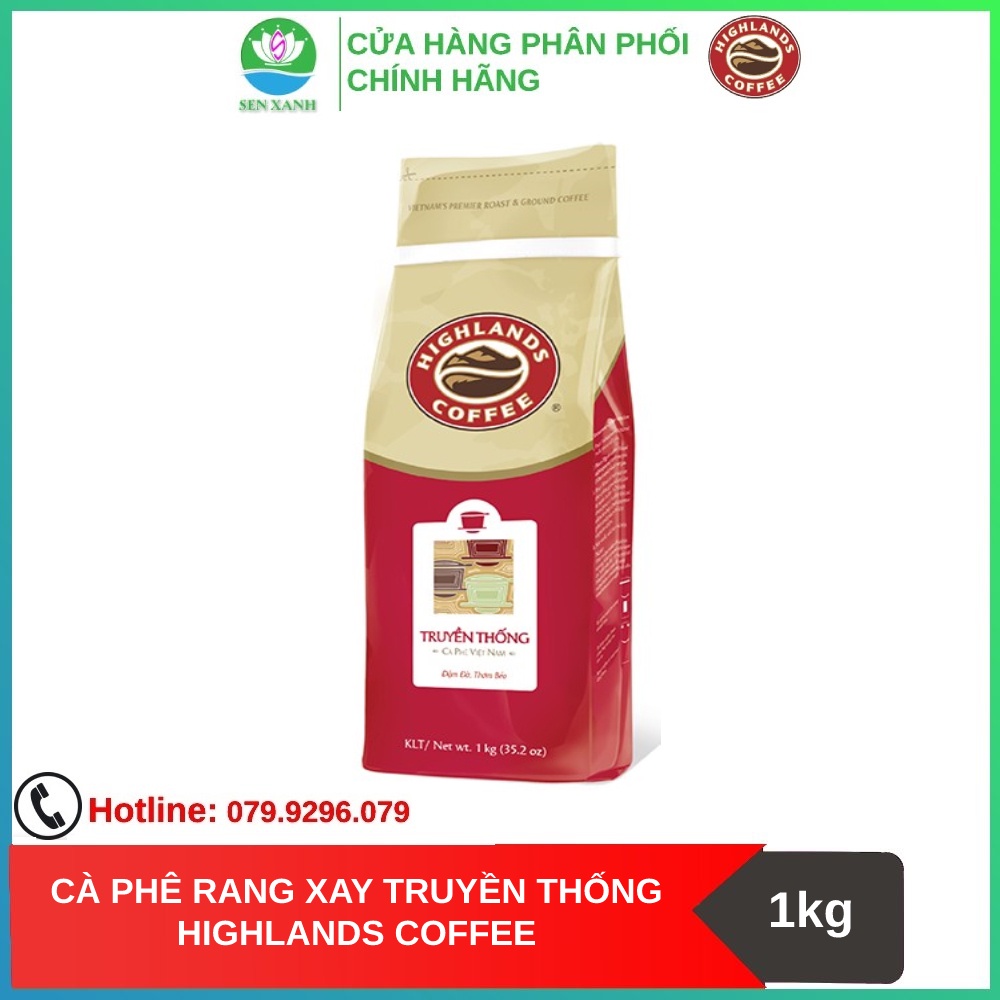 Cà Phê Bột Truyền Thống Highland Coffee (1kg) - date 2023