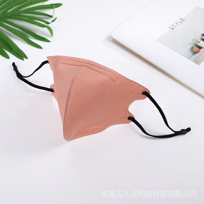 Khẩu Trang cotton Lụa Chống Tia UV Chống Bụi Thoáng Khí Tái Sử Dụng Thời Trang Cho Nam Và Nữ 7ZZB