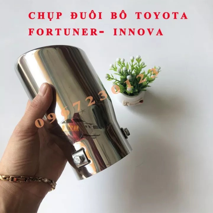 Chụp Cổ Bô Xe Ô tô Inox TOYOTA INNOVA - FORTUNER Phù Hợp Các Đời Xe 2005 - 2022