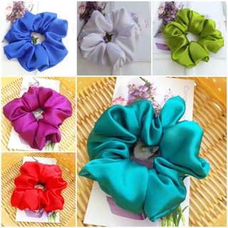 Dây scrunchies dây cột tóc vải nhiều màu,mềm mại ko gây đứt tóc