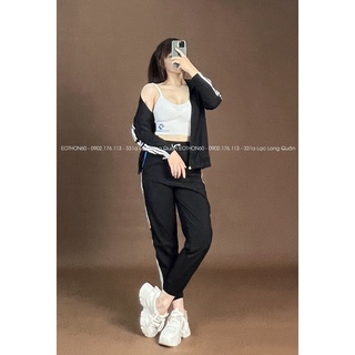 Set gió das logo ( áo khoác + quần dài ) [hình thật shop chụp] Eothon60