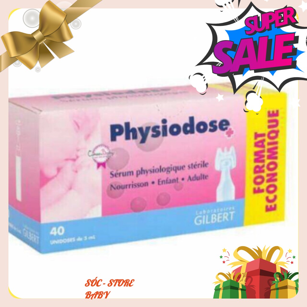  Nước muối sinh lí PHYSIODOSE - Pháp