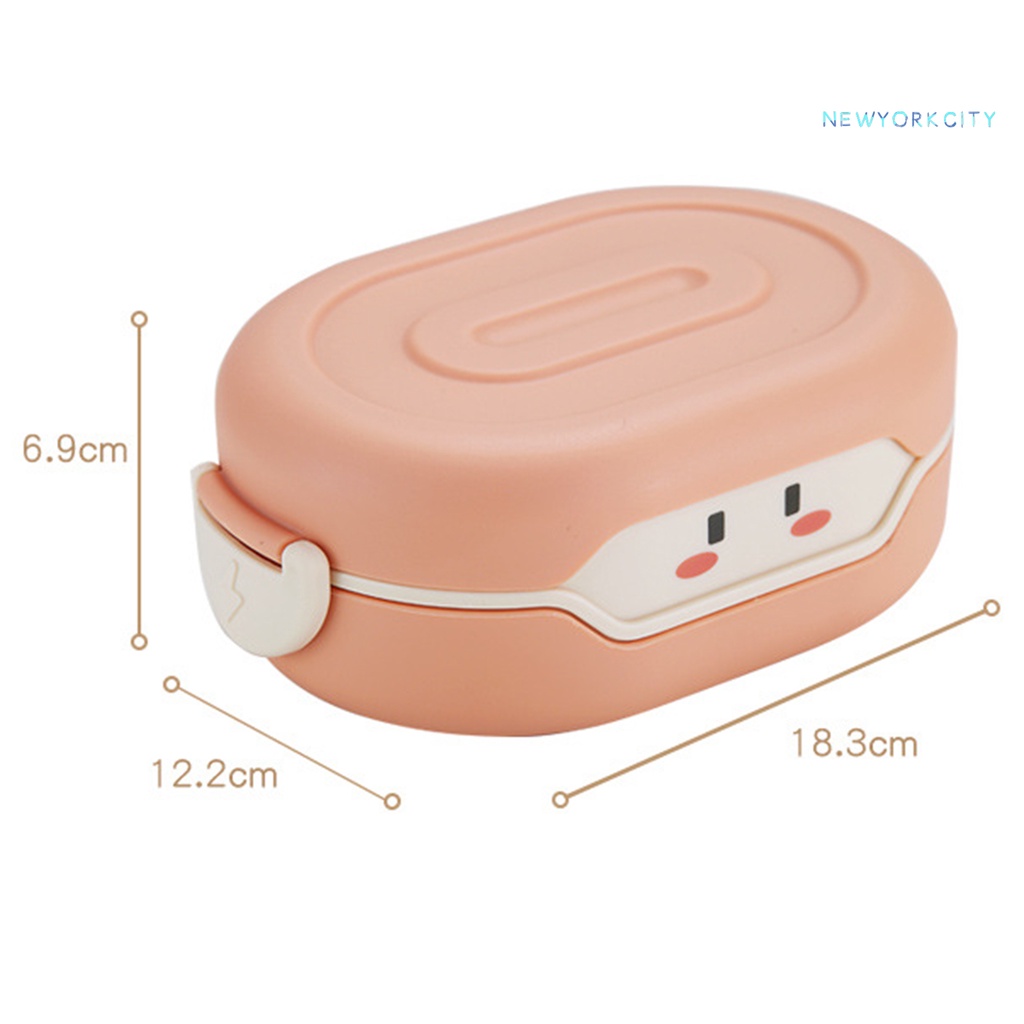 Hộp Cơm Trưa Cách Nhiệt Hình Robot Hoạt Hình NYC 780ML