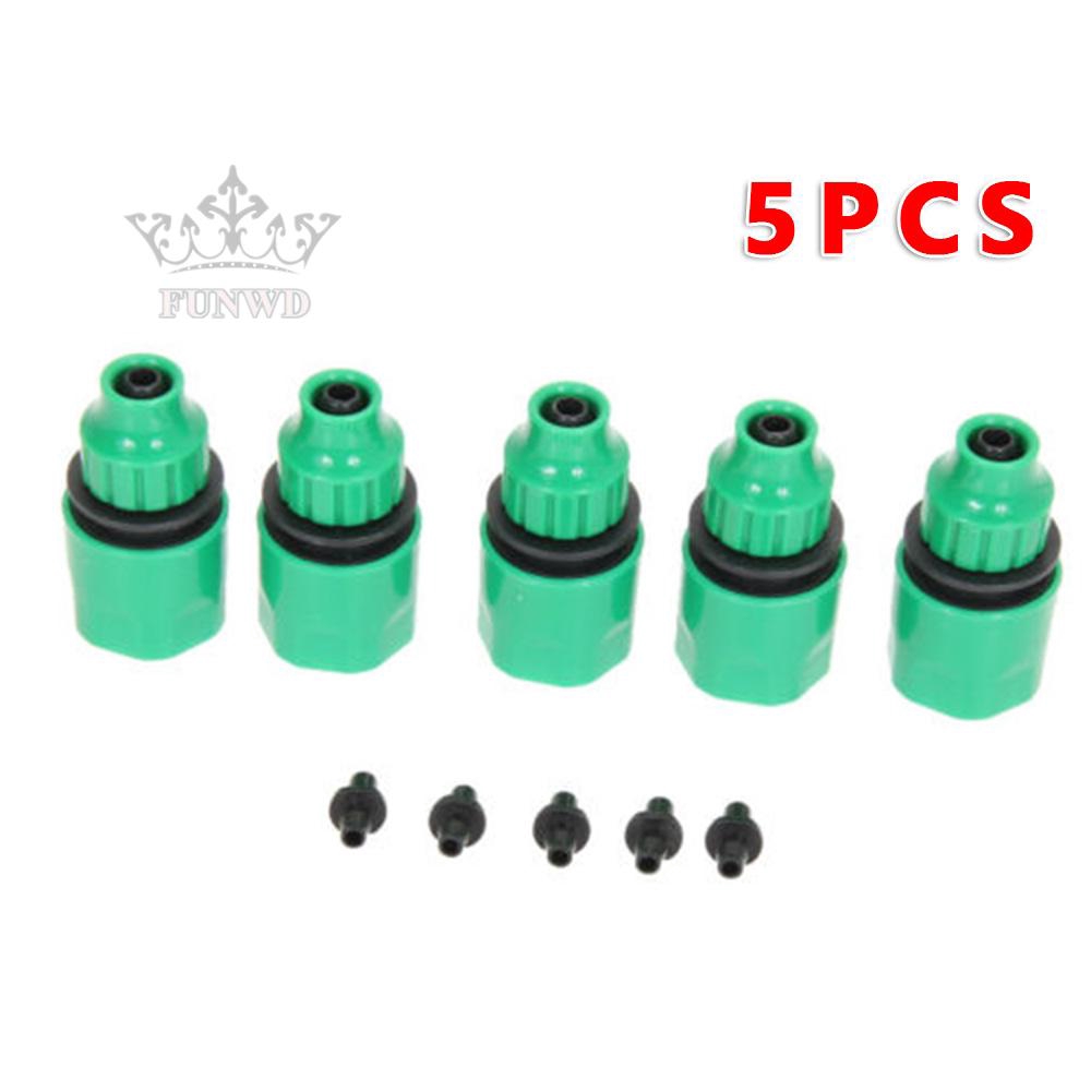 Set 5 Đầu Nối Ống Nước 3 / 8 &quot;Cho Nhà Kính
