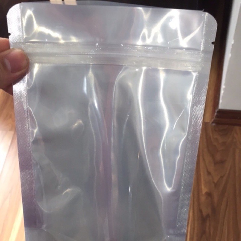 Túi Zip bạc đáy đứng ( 1 mặt bạc 1 mặt trong ) Hàng Siêu Dày ( lẻ 1 cái )