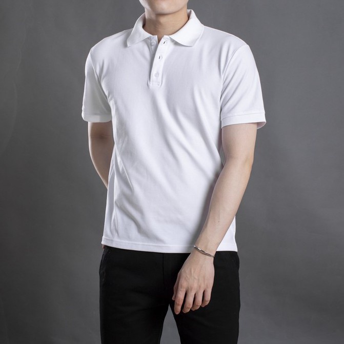 Áo polo nam trơn cổ bẻ, đủ màu, vải CVC,thun cao cấp chuẩn form,thiết kế phong cách sang trọng lịch lãm -19043 | BigBuy360 - bigbuy360.vn
