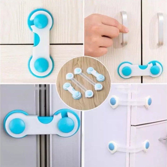 Đai khỏa tủ lạnh, tủ đồ, ngăn kéo để ngăn bé không mở tủ nghịch đồ
