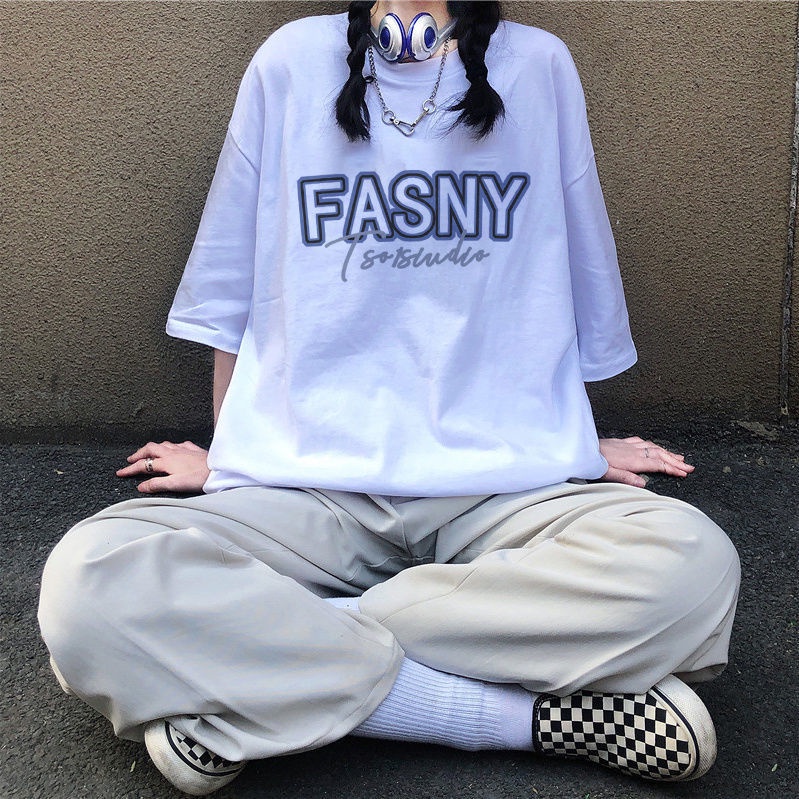 Áo Thun Tay Ngắn Dáng Rộng Thiết Kế Đơn Giản Dễ Phối Đồ Thời Trang Phong Cách Hàn Quốc Cho Nữ JL-TX-80