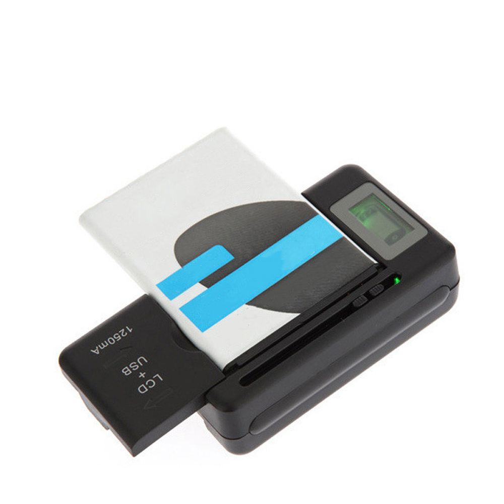 Bộ Sạc Pin Điện Thoại Di Động Có Màn Hình Lcd Hiển Thị Thông Dụng