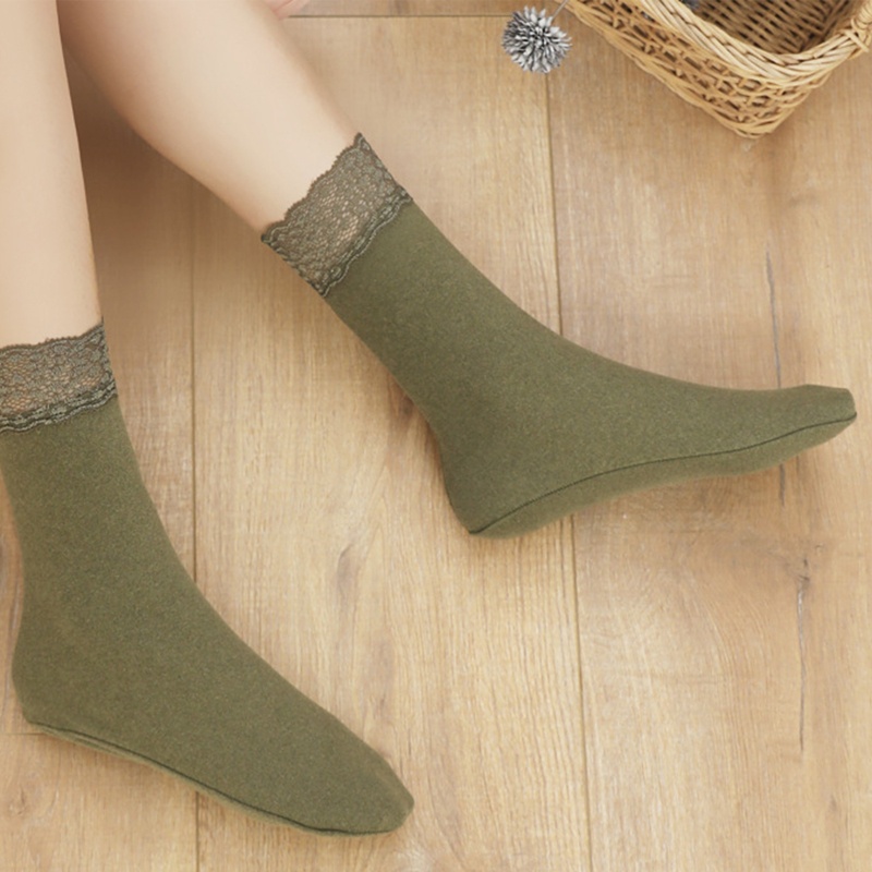 1 Đôi Tất Chân Giữ Ấm Phong Cách Lolita Nhật Bản