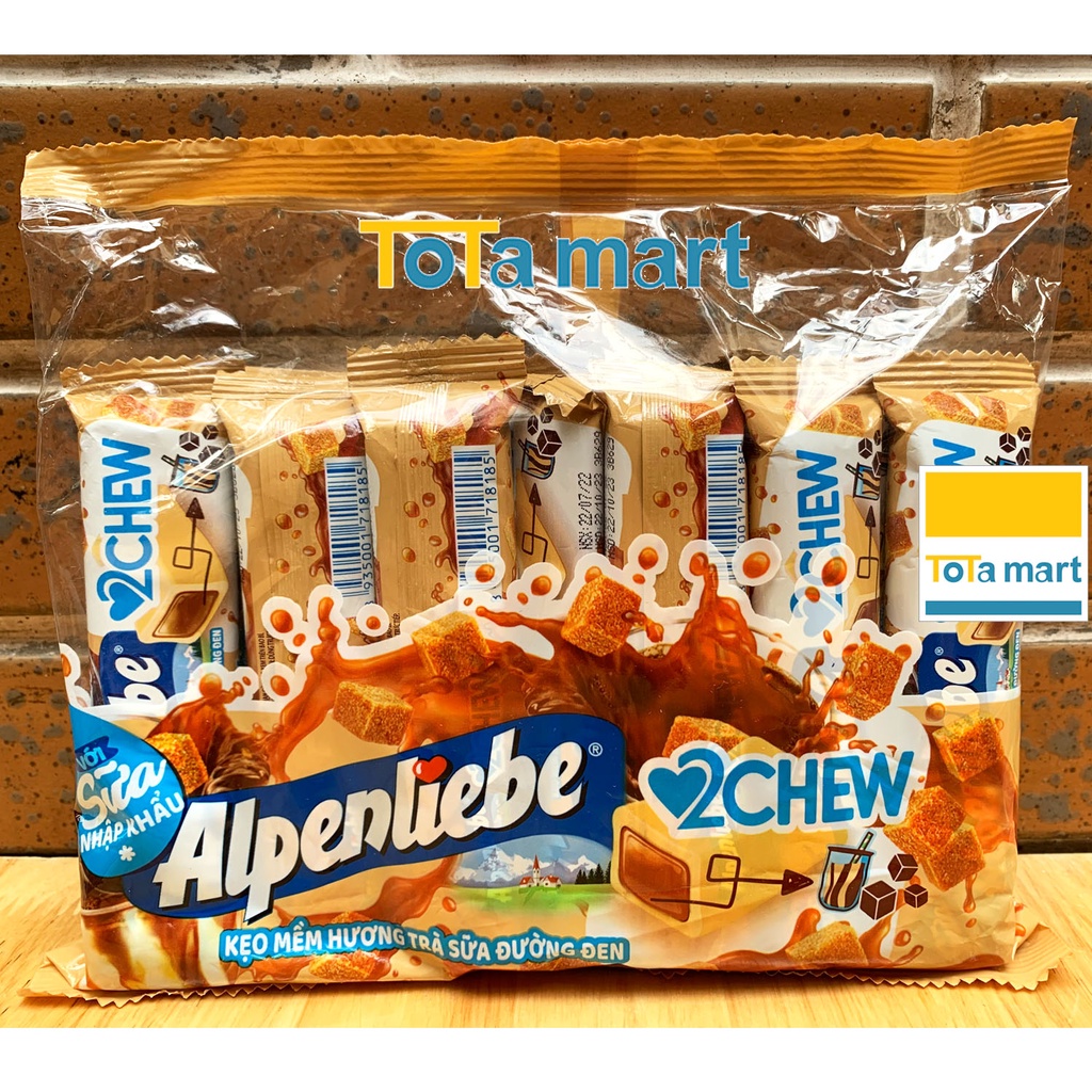 Kẹo Alpenliebe trà sữa đường đen vị mới ra.