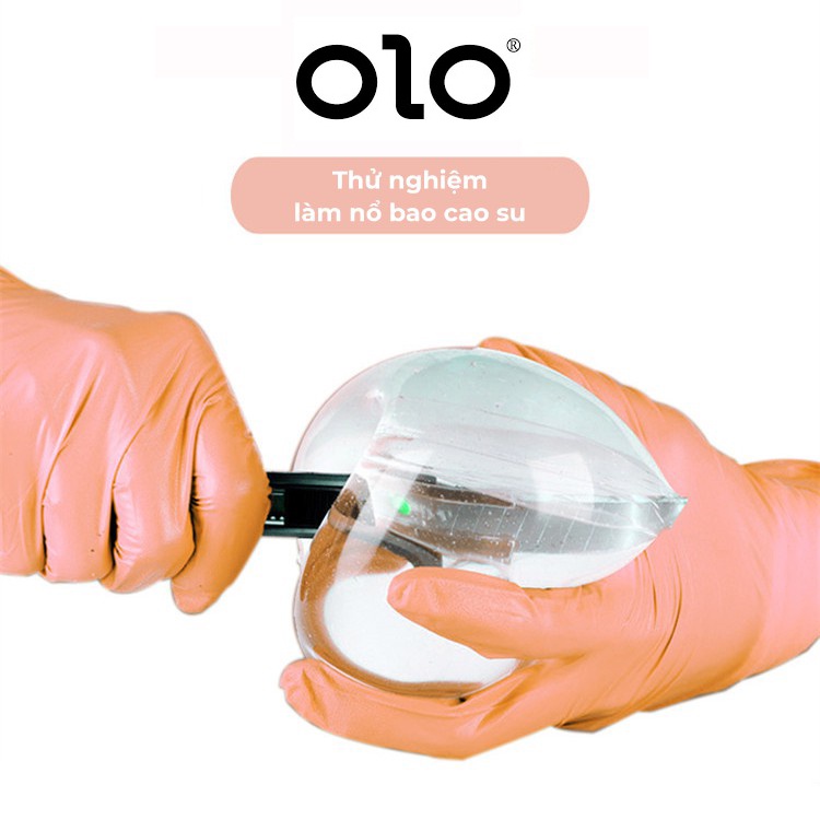 Bao Cao Su OLO Siêu Mỏng Giữ Nhiệt OLO 001 Đỏ Feeling Ultrathin HOT 13 BCS