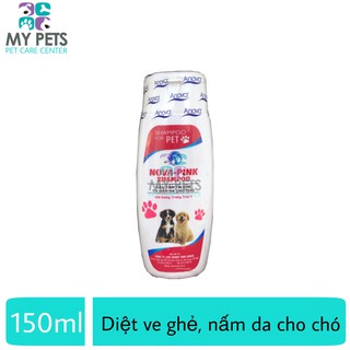 Anova Hồng 150ml - Sữa tắm diệt ve ghẻ, demodex chó mèo