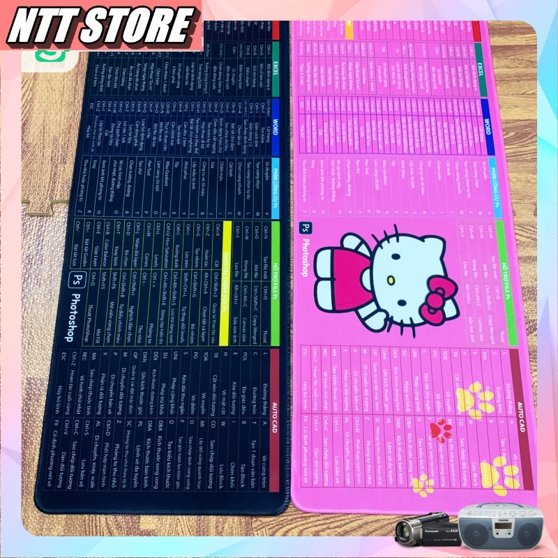 Bàn di chuột Game khổ siêu lớn cực xịn nhiều mẫu mã đẹp chuyên dụng NTT Store