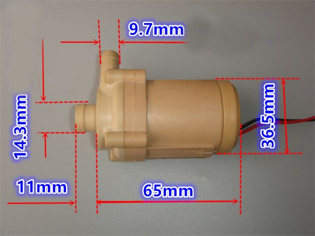 Bơm nước DC 24v không chổi than lưu lượng 540l/h