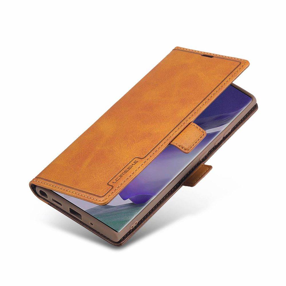 Bao da điện thoại tích hợp ví có khóa nam châm cho Samsung Galaxy Note 20 Ultra Note 9 10 Plus S8 S9 S10 Plus