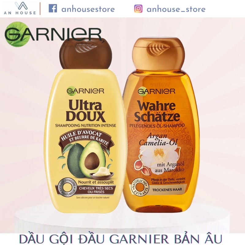 Dầu gội phục hồi tóc Garnier Bơ Avocado/Argan oil 250ml