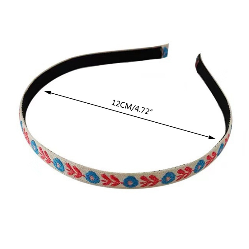 Băng Đô Vải Thêu Hoa Xinh Xắn Cho Nữ