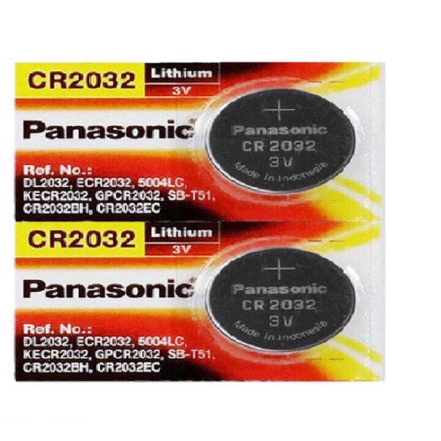 2 VIÊN PIN PANASONIC CR2032 XỊN