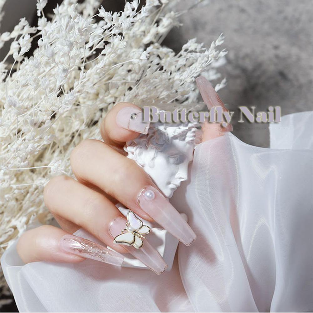 Phụ Kiện Trang Trí Móng Tay Hình Bướm Xinh Xắn|Phụ Kiện Trang Trí Móng Tay Lấp Lánh Sang Trọng DIY