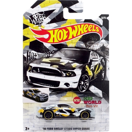 Xe mô hình Hot Wheels Urban Camouflage Series 2020 '10 Ford Shelby GT500 Super Snake GJV55.