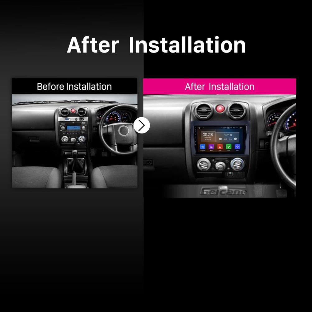 Mặt dưỡng màn hình android 9” 10” ISUZU MU-X  2008 2009 2010 2011 2012 2013 2014 2015 2016 2017 2018 2019 2021
