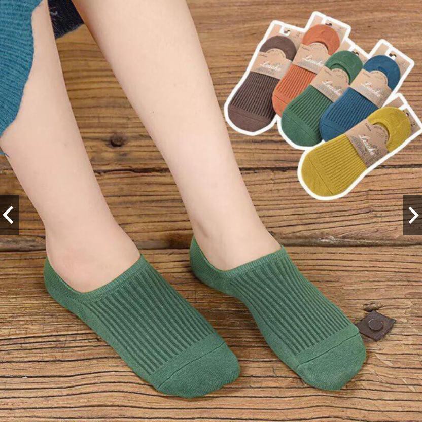 10 Đôi Tất Xịn cổ ngắn xinh xắn - Tất Hài Gân Chất Dày