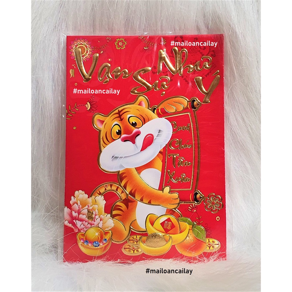 Bao Lì Xì Tết 2022 (1Combo/6cái Kích Thước Nhỏ)
