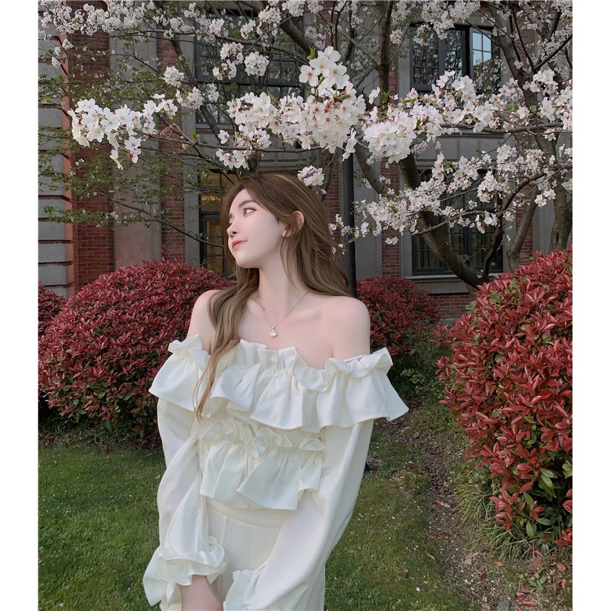 Áo khoác blazer dạ công sở tôn vai ulzzang dài tay phong cách Pháp