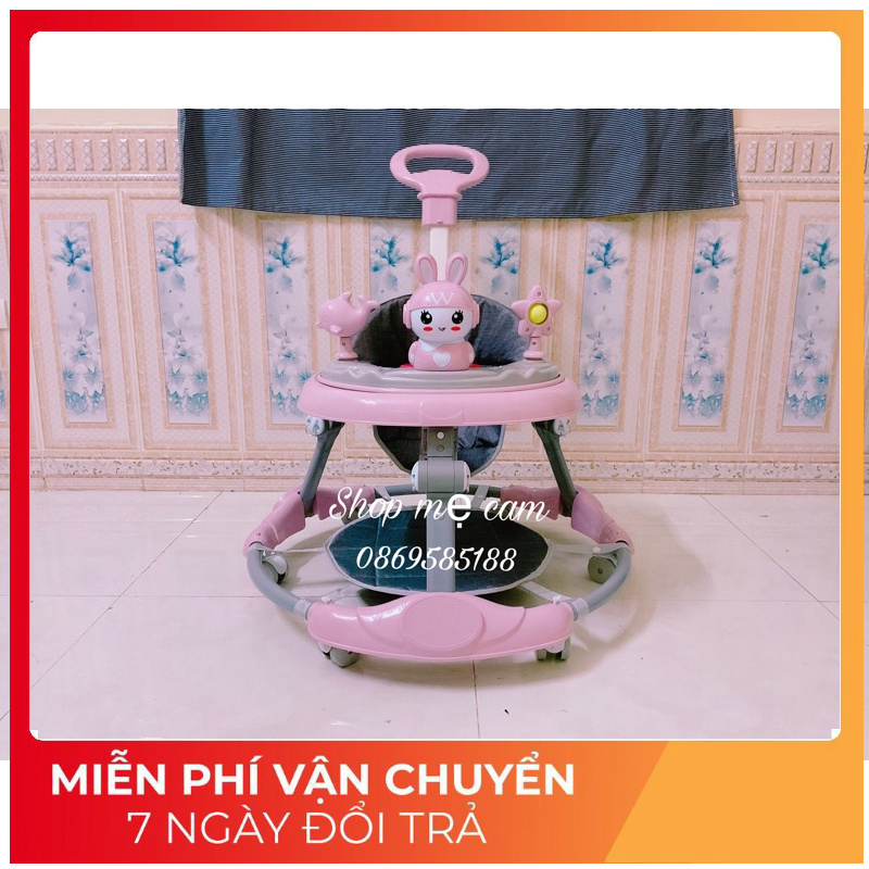 Xe tròn tập đi, xe tập đi cho bé THAY ĐỔI ĐỘ CAO - HÀNG CHÍNH HÃNG ( bảo hành 12 tháng)